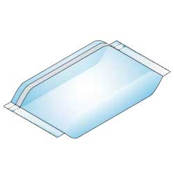 Pillow-pack-with-off-set-vertical-seal