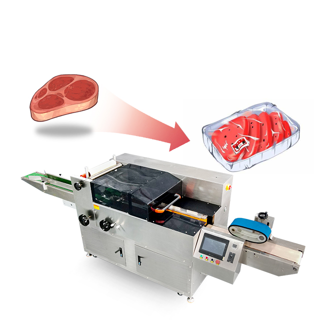 HIQPACK Beef High Speed Cling Film Packaging Machine