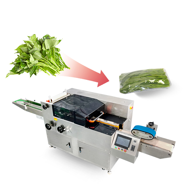 HIQPACK Vegetable Cling Film Packaging Machine